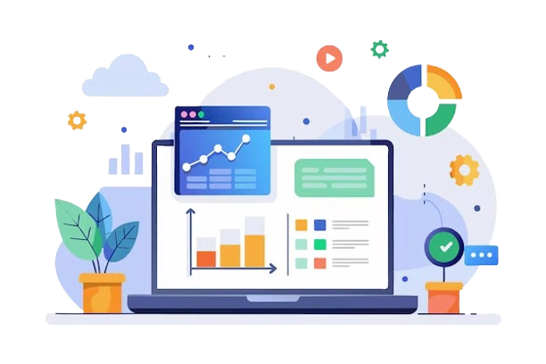 Close-up of a monitor showing code and development in progress by a web developer.